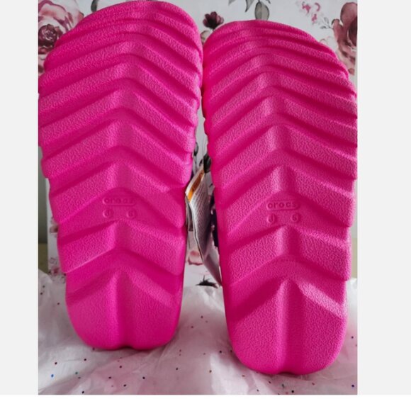 Crocs Kids Duet Max II Clog K white/pink crush size  J3, J5, J6 - Picture 9 of 12